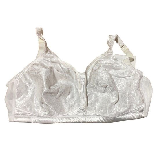 Vintage 44DD Playtex 18 Hour Bra White Wirefree Ultimate Lift Support 4090 - Picture 1 of 3